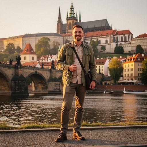 Cyklistická trasa vedoucí podél řeky Moravy.